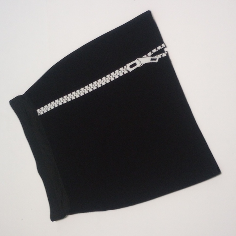 Marc Cain Sports Slim Mini Skirt With Decorative Zipper Design